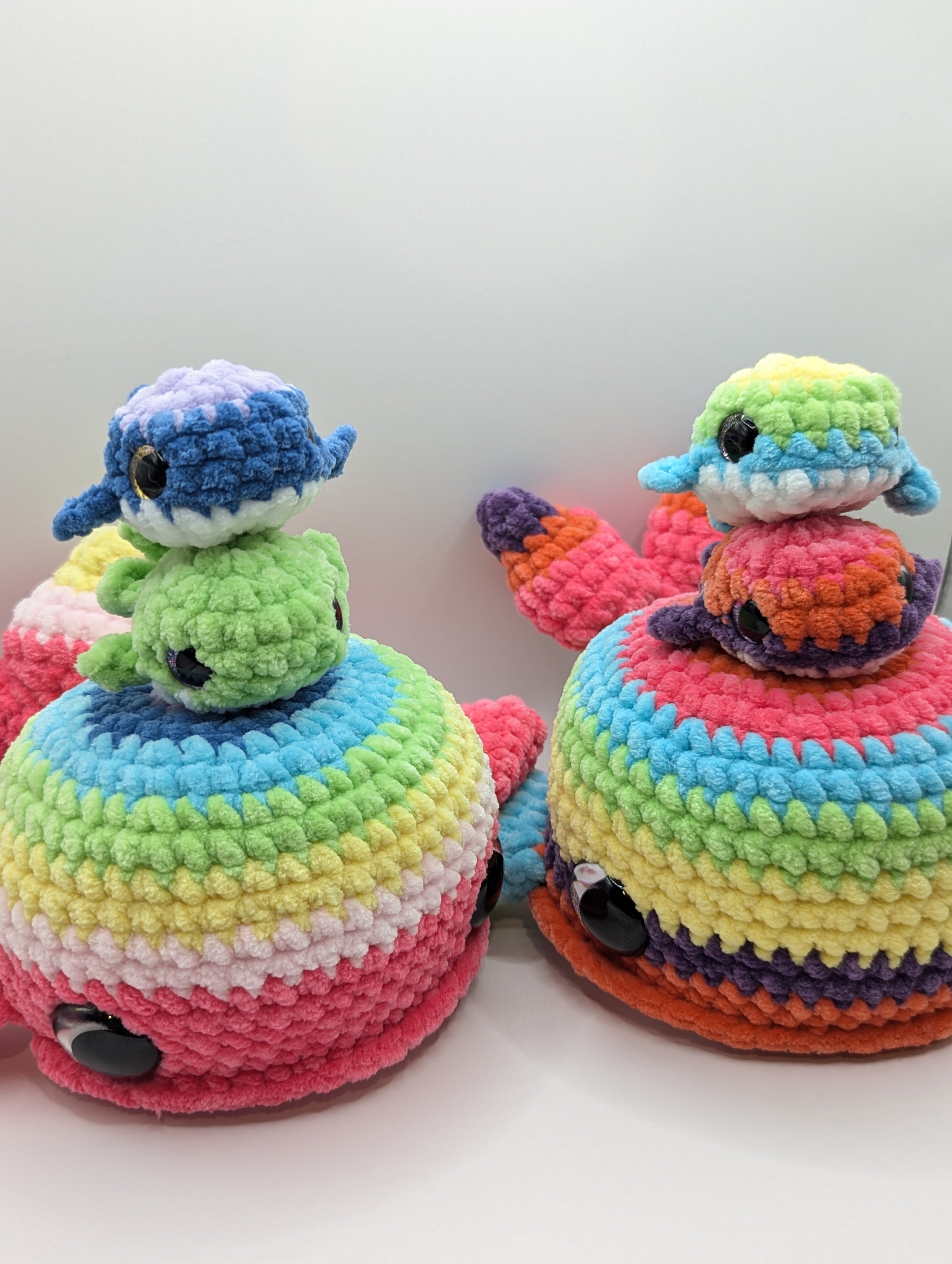 Mama Whale with Babies