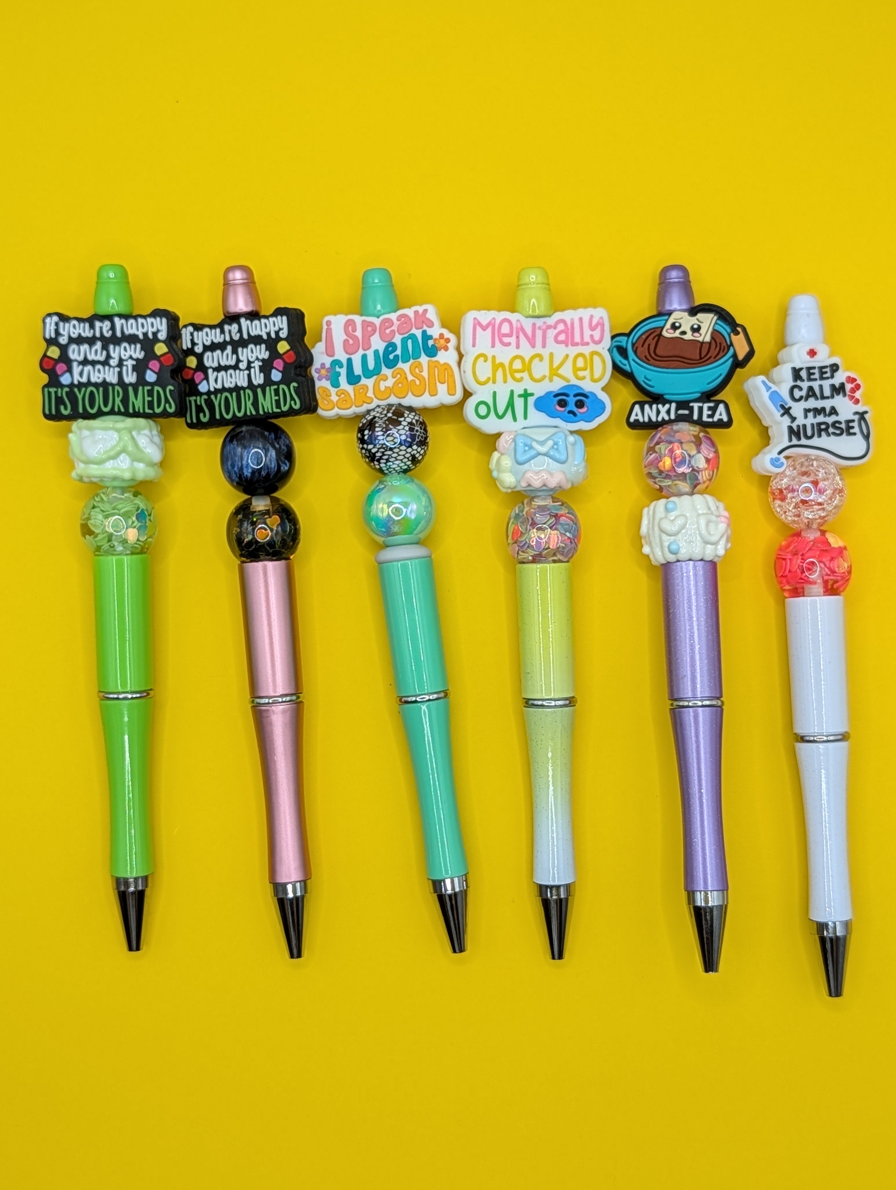 Cute Beaded Pens
