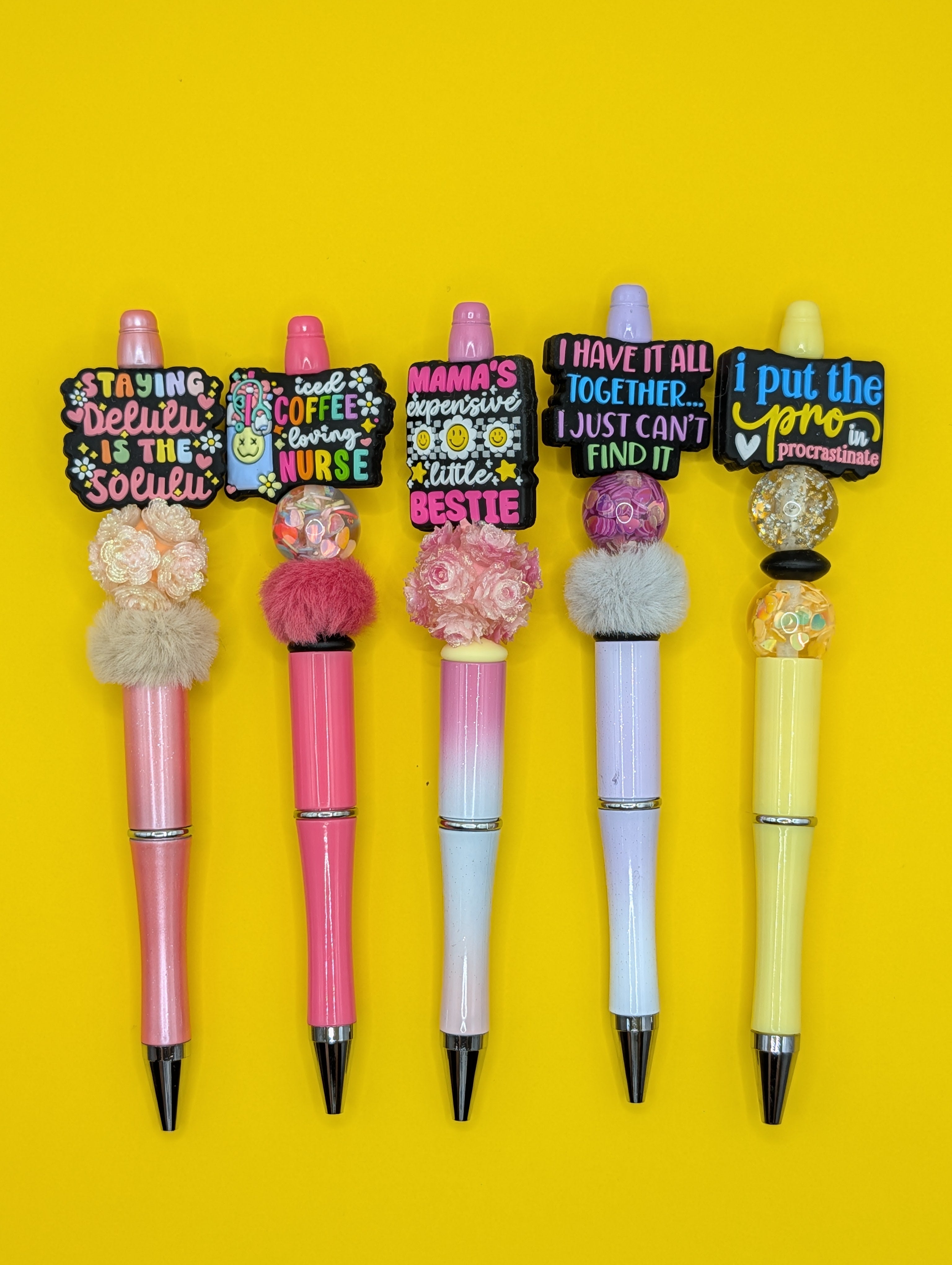 Cute Beaded Pens