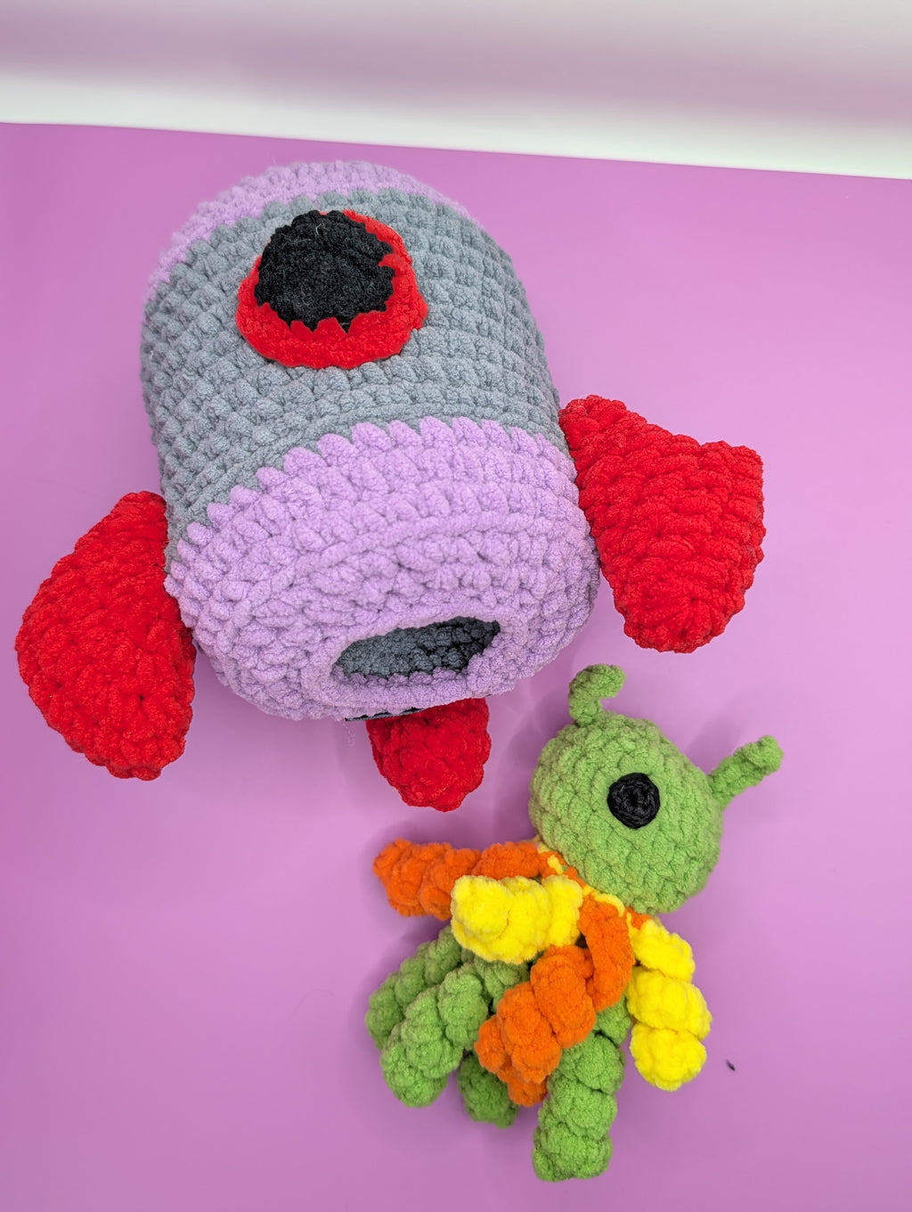 Cosmo and Pip - Rocket and Alien Duo