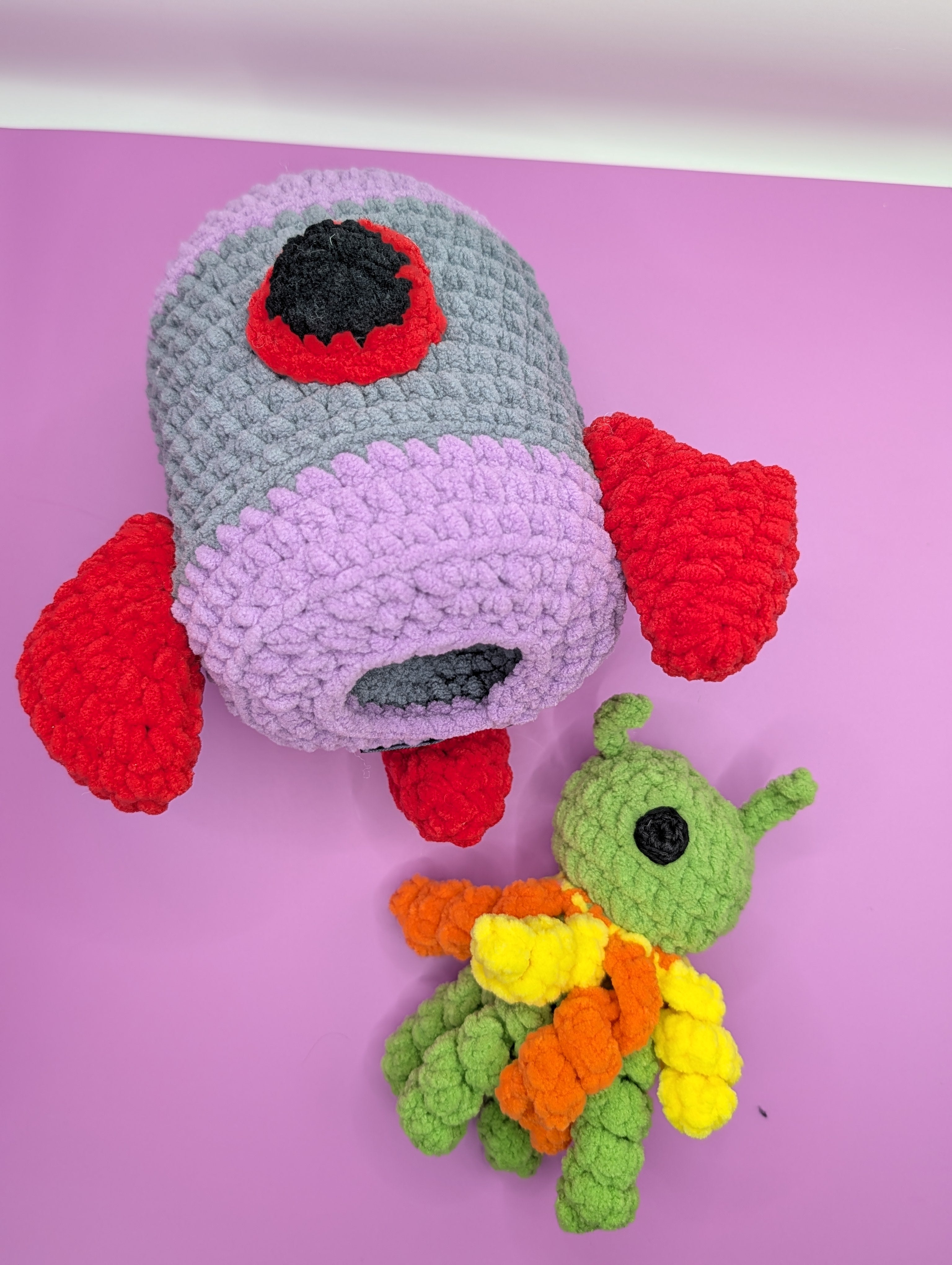 Cosmo and Pip - Rocket and Alien Duo